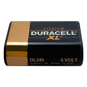 弘冉dl245 原装 金霸王 6v 2cr5 lithium 三菱plc 照相机电池 红色
