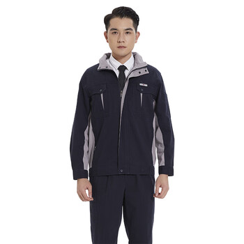 为企创形春秋纯棉中交第二公路工程局工作服套装长袖耐磨公路建设交通