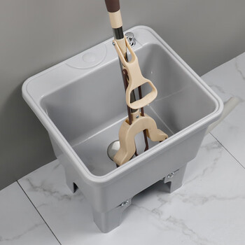 九牧 (jomoo)拖把池阳台家用卫生间高脚塑料可移动拖布池洗墩布 拖把