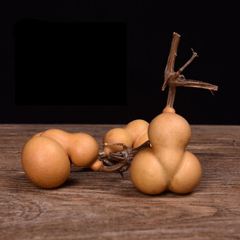 葱旭包浆天然老葫芦精品手捻小葫芦把玩做旧紫皮文玩摆件手把件草里金