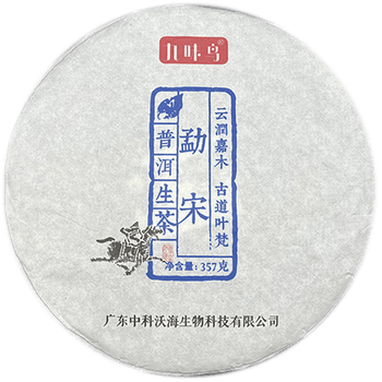 九味鸟茶叶勐宋普洱茶饼云南普洱生茶大叶种生茶一饼357g