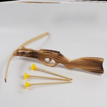 十字驽成人 诸葛连驽弓箭成人吸盘木头十字弓诸葛连弩弓竹木实木制