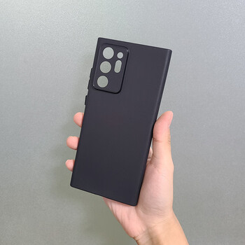 ultra磨砂软壳note20u5g手机壳超薄创意潮牌透白 升级款磨砂纯黑 约0