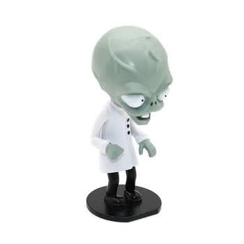 黄金蓓蕾火炬树桩小博士僵王铁桶路障僵尸单个散装玩具僵尸小博士