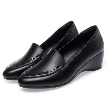 翠尧娄轻奢品牌女士皮鞋真皮软底舒适春秋季新款四季单鞋女中年女鞋