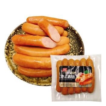双汇港式香肠原味280g袋煎烤肠早餐肠3袋