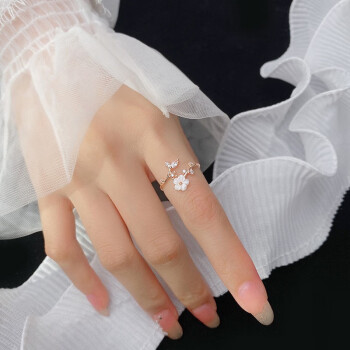 【购买必看】ANTINOBS925银韩版花朵戒指价格走势分析|时尚设计迷必备美丽配饰
