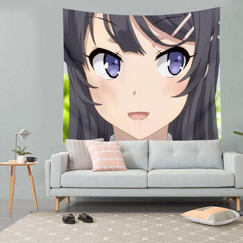 兔女郎樱岛麻衣学姐动漫周边背景布宿舍房间卧室装扮装饰挂布 my13 宽