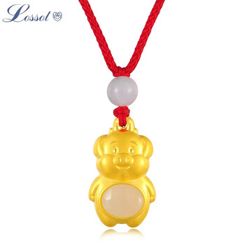 劳梭珠宝京东自营旗舰店的黄金吊坠：高品质、独特美感