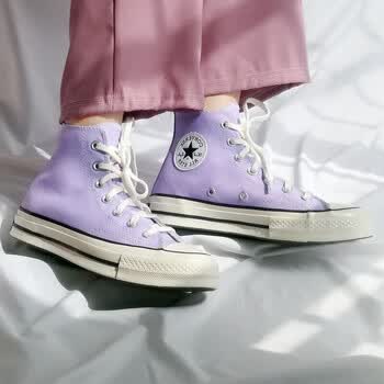 CONVERSE匡威官网女鞋1970S 2021春季新款高帮紫罗兰三星标休闲鞋帆布鞋167862C 167862C（偏大半码）  35【图片价格品牌报价】-京东