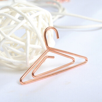 本墨 精美创意玫瑰金回形针钻石猫咪书签金属曲别针手帐摆拍t 衣架