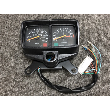 浙韵摩托车仪表总成老本田125码表 花猫仪表总成 银猫无档显老款码表
