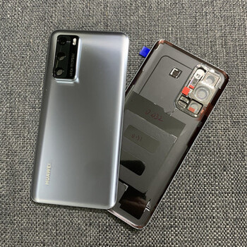 阙锐珈 适用华为p40pro后盖原装拆机p40后玻璃盖后屏p40pro 中框原拆