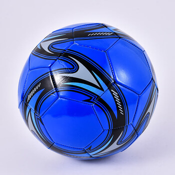 成人训练5号足球中小学生中考训练比赛机缝pvc足球蓝色5号球正规11人