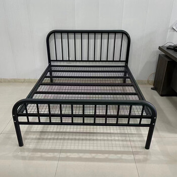 木卫学生宿舍铁艺床1.2米1.5米经济型双人床员工出租 1.