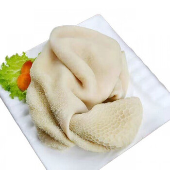 新鲜牛肚子 冷冻 半成品非全熟火锅 金钱毛肚整块黄牛肚 新鲜牛肚 4斤