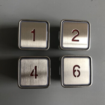 定制森电梯按钮a4n10193贝斯特按钮方型a4j10194a5外呼按钮上下红 按
