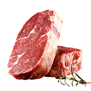 暖男厨房 整切静腌牛排套餐儿童牛扒牛肉生鲜 整切西冷150g*5配牛肉饼80g*2