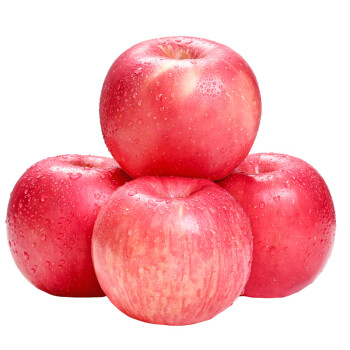 红富士苹果 3斤 75-80mm 水果整箱新鲜当季 3斤