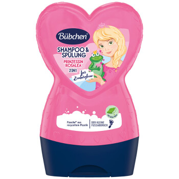 贝臣（Bübchen）德国儿童洗发水专用女孩3-15洗护发柔顺小公主洗护二合一230ml