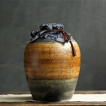 优选好物景德镇陶瓷酒坛密封存酒缸50斤20斤酒壶酒罐酒瓶白酒家用泡酒