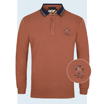 master polo保罗polo衫男秋季刺绣纯色长袖上衣中年男士商务休闲品牌