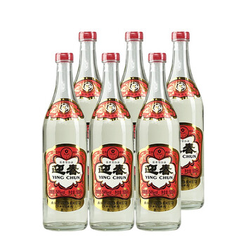 迎春酒54度迎春三档酒厂直供纯粮酿造固态发酵酱香型白酒500mlx6整箱