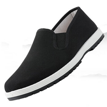 babiboy品牌老北京布鞋男士中老年千层底中国风休闲轻便透气一脚蹬