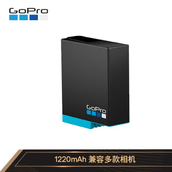 GoPro配件电池 GoPro运动相机原装锂电池可充电电池 (适用于HERO5,HERO6 ,HERO7,HERO8) 运动相机配件