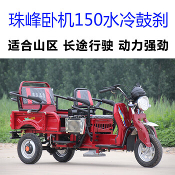 三轮摩托车网霸老年车助力燃汽油老人代步客货两用车 鼓刹珠峰150水冷