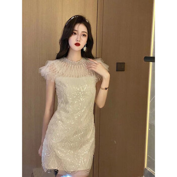 nynyc少女生礼服女闪闪歳岁高中生学生18歳岁连衣裙生日法式十八米