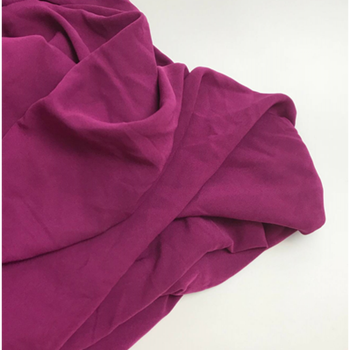 布料面料不透纯色古装布料内衬里料夏季乔其纱连衣裙汉服面料 紫红色