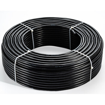 3平方护套线国标铜芯软电线 黑色 100米/卷