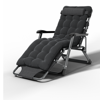 索乐躺椅折叠椅午休靠椅午睡折叠床休闲靠背家用懒人椅阳台便携椅多档
