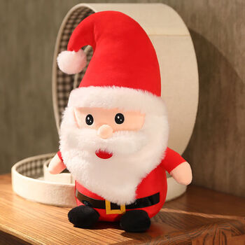圣诞老人公仔毛绒玩具超软萌布娃娃玩偶可爱圣诞节礼物送女生抱枕