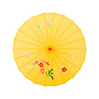 油纸伞女古风中国风筝误道具伞装饰伞吊顶旗袍走秀舞蹈演出伞古典 金