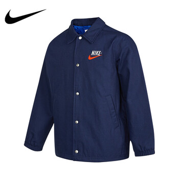 nike耐克教练夹克男外套22春秋新款蓝色棒球服飞行夹克dm5276-410 dm