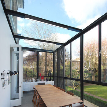 狼窝玻璃阳光房专用灯长条形超薄阳台灯吸顶灯餐厅庭院雨棚屋檐门头灯