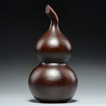 葫芦摆件木雕葫芦摆件实木挂件客厅玄关摆设装饰红木工艺品木精雕葫芦