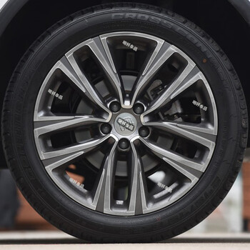 唐专用dm轮毂个性贴纸20寸轮毂划痕装饰修复遮盖保护贴钨钢灰电镀款