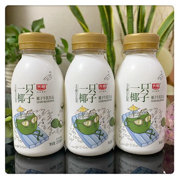 光明牛奶一只椰子牛乳饮品250ml12瓶椰汁牛奶饮品日期新鲜泡沫保温箱