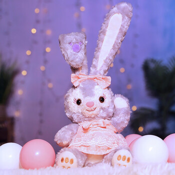 弗贝妮新带路兔子 新大陆兔子 新代路星黛露公仔毛绒戴璐可爱睡觉抱枕