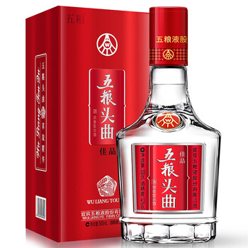 五粮液股份 五粮头曲 浓香型白酒 52度 500ml 单瓶装