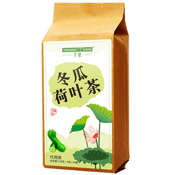 千泉冬瓜荷叶茶决明子代用茶4g 30袋可配减肥瘦身茶大肚子男女瘦身汤常润茶肠清便秘产品用1袋 图片价格品牌报价 京东