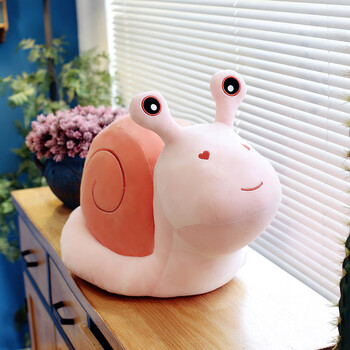 迪士尼超萌小蜗牛公仔毛绒玩具粉色安抚布娃娃陪睡玩偶儿童生日礼物