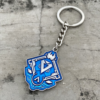 朗铎apex周边挂件英雄顶猎钥匙扣双锤骷髅海排位徽章饰品网游12赛季