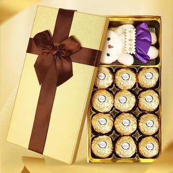 费列罗ferrero巧克力婚庆喜糖送女友生日礼物三八妇女节礼物公司团购