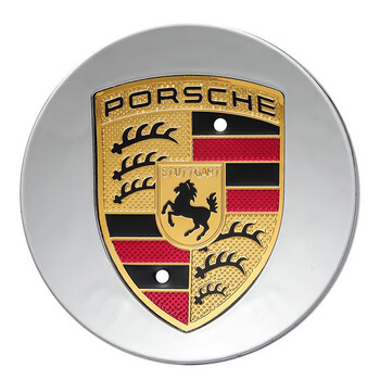 保时捷卡宴mcn轮毂盖汽车轮胎中心标志改装轴头盖保时捷macan迈凯银色