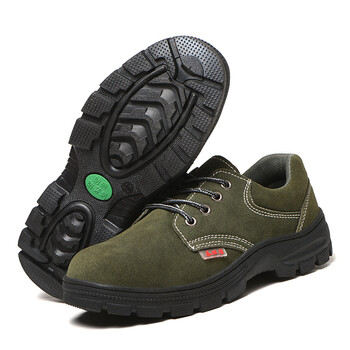 回力联名劳保鞋男舒适牛皮钢包头安全鞋工作劳动鞋夏季透气防砸防刺