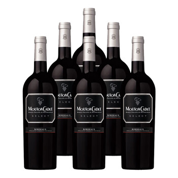超市直发木桐嘉棣moutoncadet葡萄酒红酒干红法国波尔多罗斯柴尔德